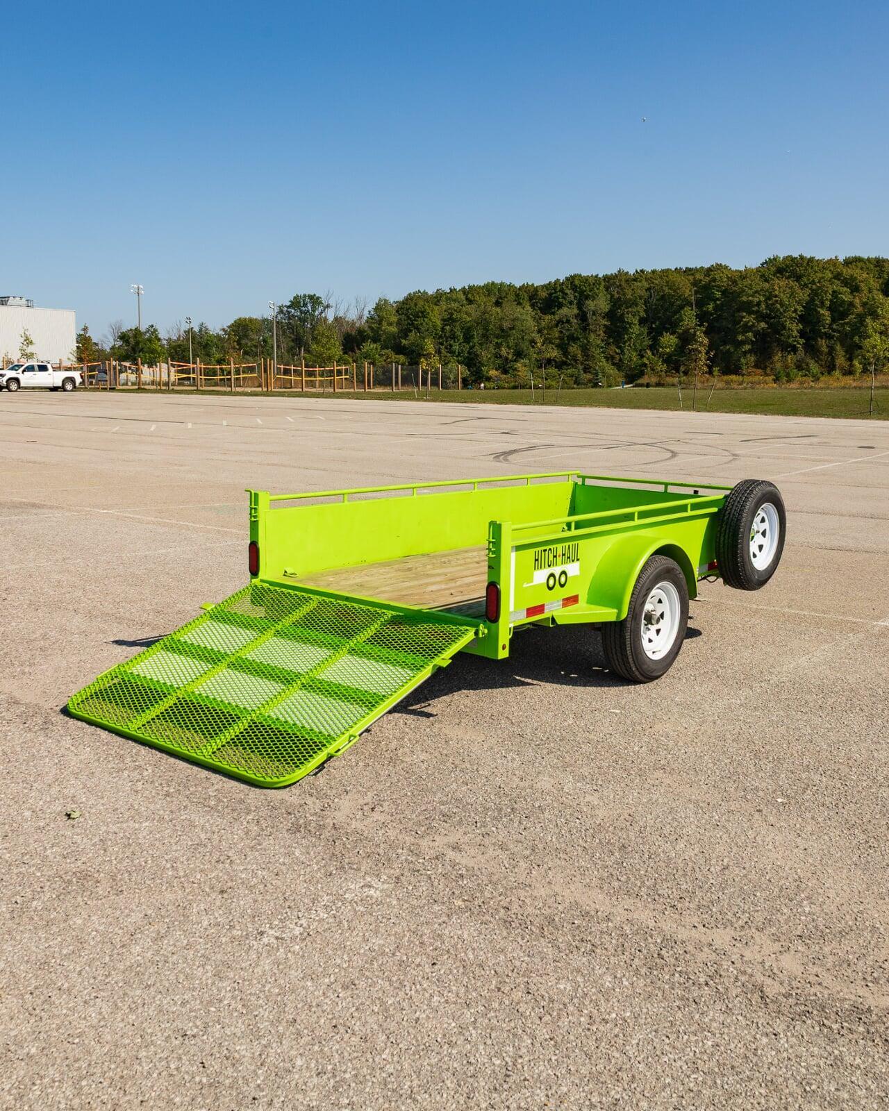 7x14 Cargo Trailer-Topview