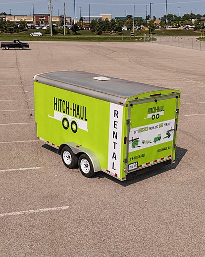 7x14 Cargo Trailer-Topview